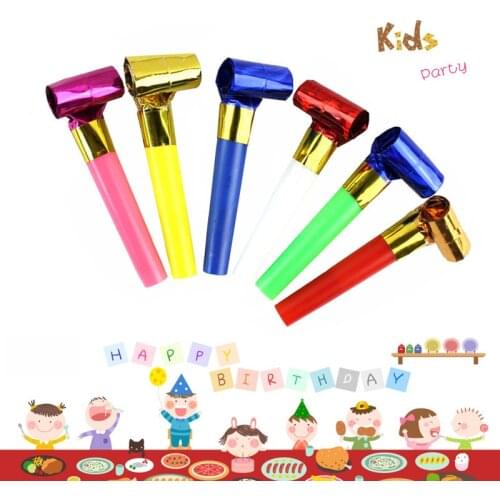 30Pcs Children Birthday Party Noise Makers Glitter Blowouts Festival Funny Prop Pinata Toys Kids Party Favors Gift Horn Whistle