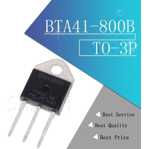 5pcs BTA41-800B BTA41800B BTA41-800 BTA41 Triacs 40 Amp 800 Volt TO-3P new original