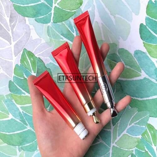 50PCS 20g Massage Eye Cream Hose Cosmetic Eye Cream Massage Soft Tube Metal Head Lip Balm Container F3423