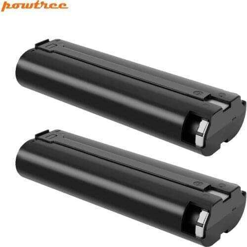 2X Powtree 7.2V4000mAh Power Tool Battery For MAKITA 7033 7002 7000 632003-2 191679-9 192532-2 Cordless Drill tool Battery L10