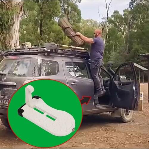 Car Folding Step Ladder Auxiliary Pedal Car Roof Pedal Foot Pegs for HONDA HR-V CRV mobilio Odyssey XRV pilot ELYSION WRV brv