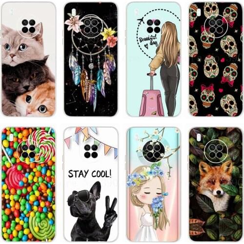 For Huawei Y9A Case FRL-22 FRL-23 Y9 A Soft Silicone TPU Back Cover Phone Case For Huawei Y9a Y 9a Funda Shockproof Bumper Bags