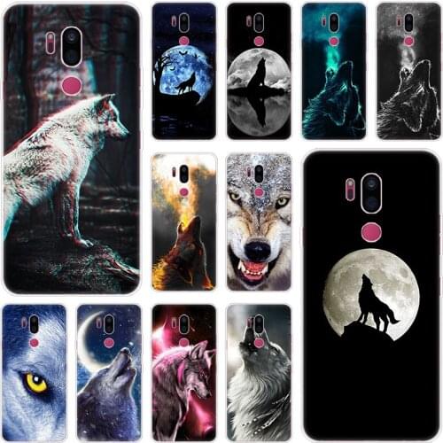 Animal wolf Silicone Case For LG G5 G6 Mini G7 G8 G8S V20 V30 V40 V50 ThinQ Q6 Q7 Q8 Q9 Q60 W10 W30 Aristo 2 X Power 2 3 Cover