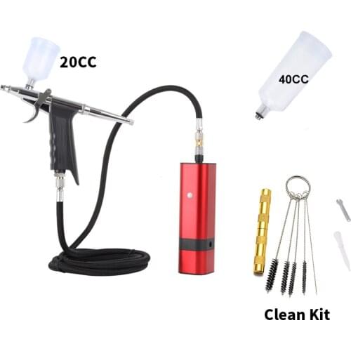 Cheap Airbrush Kit with Gravity Trigger Type Spray Gun for Art Model Body Paint Artist Makeup Nail Tattoos Cake Tools