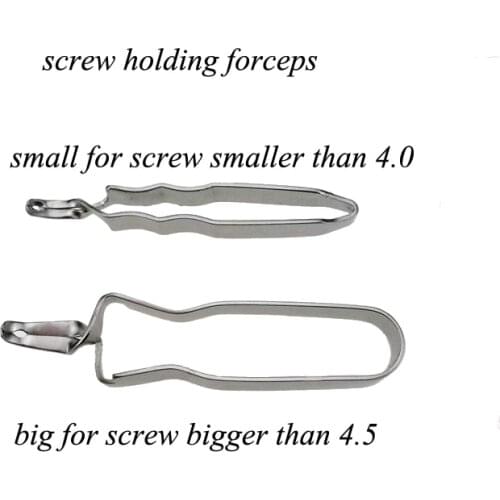 Medical orthopedic instrument steel universal bone screw holding forceps implant screw holder Tweezers Pliers Petz Veterinary AO