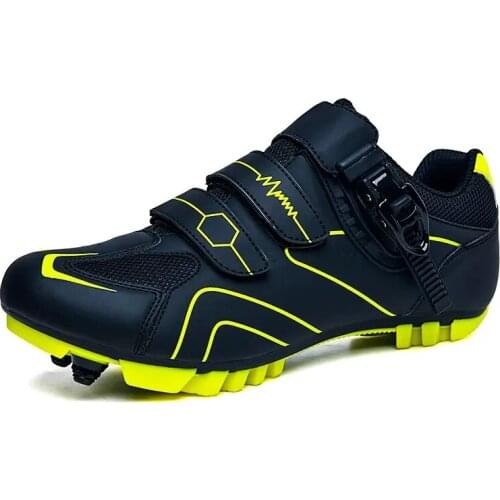 Mens Road Cycling Shoes Self Locking Bottom Professional Mountain Womens Bike Breathable Bicycle Racing Shoes