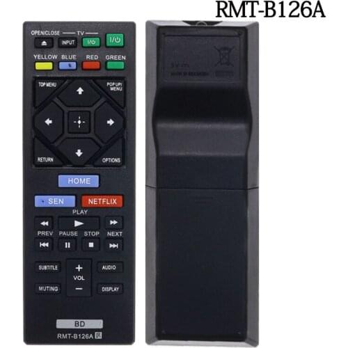 New RMT-B126A Blu-Ray DVD Player Remote Control For Sony BDP-S6200 BDP-S2100 BDP-S3200 BDP-S5200 BDP-S5200/D