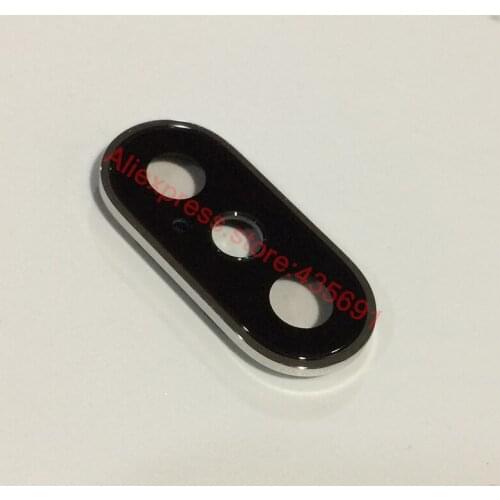 10Pcs/Lot New Main Back Camera Glass Lens Cover With Frame Holder For IPhone X Replacement Parts