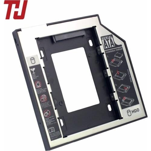 12.7mm SATA3 Interface 2.5 Inch Hard Drive Bracket SSD Adapter Optibay HDD Caddy DVD CD-ROM Enclosure Adapter Case for Laptop PC