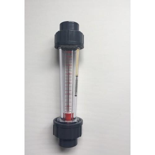 Pipeline Water Rotameter LZS-25 Flow Meter Indicator Counter Sensor Reader 300-3000L/H G1.0 DN25