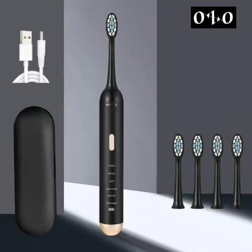 Sonic electric toothbrush rechargeable ultrasonic toothbrush USB automatic cleaning teeth comfortable healthy home