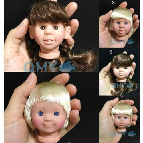 Vintage retro doll accessories makeup DIY dolls modified simulation baby doll head gift