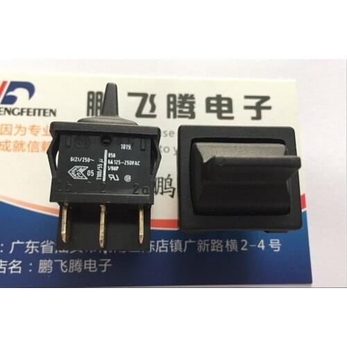 1PCS 1819.1302 German MARQUARDT button switch 6 feet 3 gear bilateral self-reset shaking head rocker rocker switch 6A250V