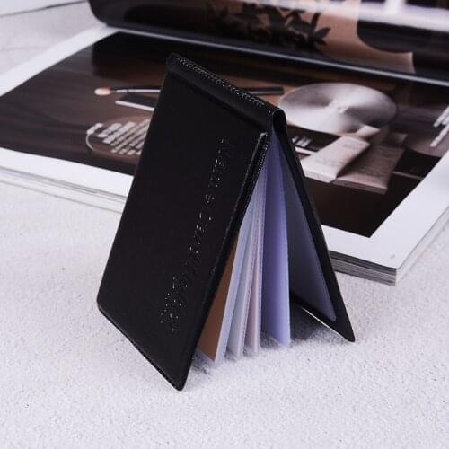 1PC Black PU Leather 40 Cards ID Credit Card Holder Book Case Keeper Organizer Passport Credit Card Case Business Vintage Bag