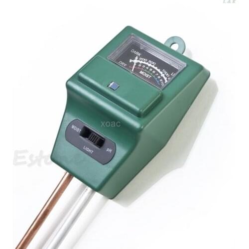 3 in 1 PH Soil Tester Water Moisture Test Light Meter for Garden Plant Flower M12 dropship