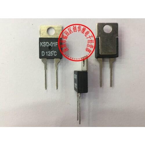 5pcs/Temperature switch Thermostat JUC-31F KSD-01F 125 Degrees Celsius Normally closed (N.C) D125C/Normally open (N.O) H125C