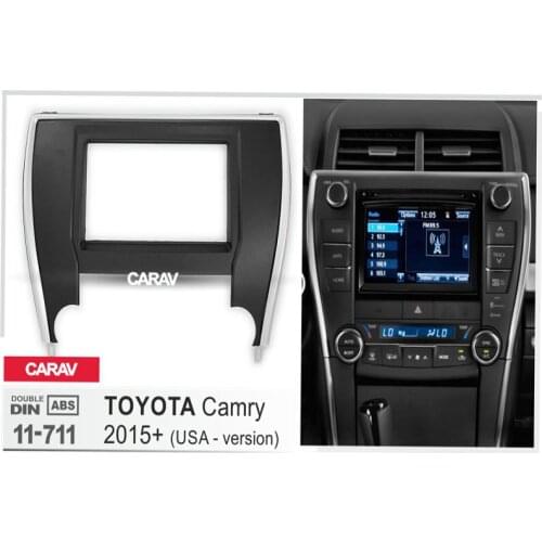 CARAV 11-711 double din dash kit audio car stereo radio install dash kit for TOYOTA Camry 2015+ (USA version)