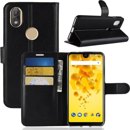 SFor Wiko View 2 Pro Case Wallet PU Leather Cover Phone Case For Wiko View Lite Go Max Case Silicone Flip Back Bag