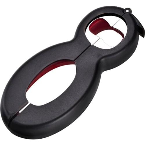 Dropshipping 6-in-1 Bottle Opener Kitchen Tools Plastic Stainless Steel Multifunctional Can Opener Kitchen Accessories In Stock