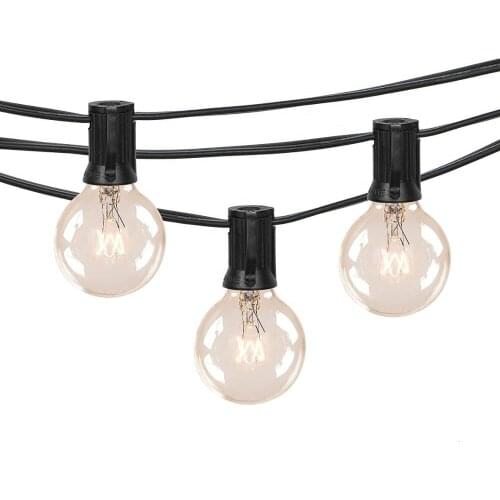 Lantern Outdoor Waterproof Light String Leads To Wedding Decoration Lights Garden Bulb String Lights Lustre Pendente