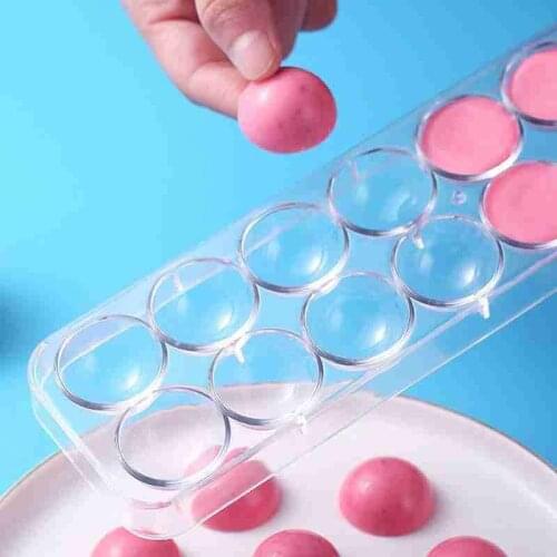 14 Hole 3D Hemispherical Starry Sky Chocolate Mold Candy Pastry Plastic Tray Bakery Baking Tools