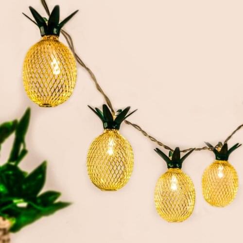 3.3M 20Pineapple Battery Fairy String Light Garland For Outdoor Patio Garden Christmas Tree LED Decorative Lights Birthday