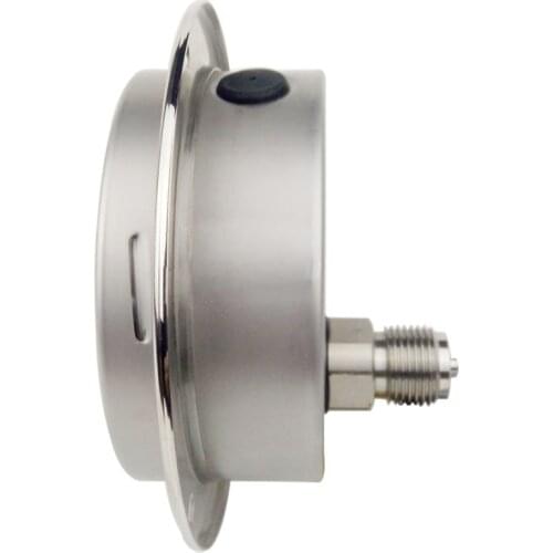 Free shipping Model :WS-EN300-2 6inch diameter 0-300Mpa Axial mounting stainless steel liquid filled pressure manometer Bar