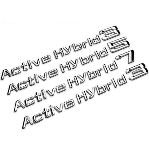 M performance M emblem Active hybrid 3 Active Hybrid 5 sticker for bmw F30 F10 E46 E90 316i 318i 328i 515i 535i