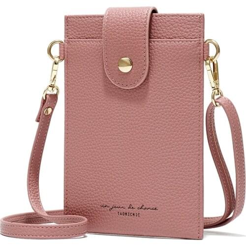 2020 New Women Messenger Wallet Womens Thin Purse Ladies Mobile Wallet Womens PU Leather Wallet Luxury Wallet