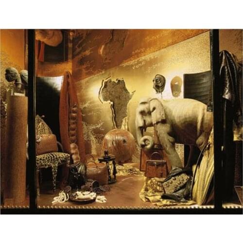 New Arrivals 5D DIY Full Round Diamond Painting Window Art 3D Embroidery Cross Stitch Rhinestone Mosaic Home Decor Gift Y1267