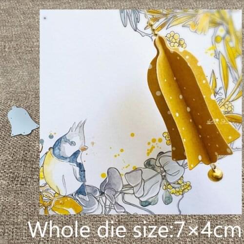 New Design Craft Metal stencil mold Cutting Dies bell decoration scrapbook die cuts Album Paper Card Craft Embossing