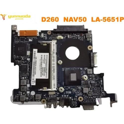 Original for ACER D260 Laptop motherboard D260 NAV50 LA-5651P tested good free shipping