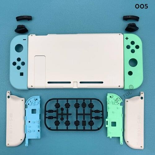 Full Set Replacement Housing Shell for Nintendo Switch Console JoyCon with ABXY Direction Keys ZR ZL LR SL SR Button 8 Colors