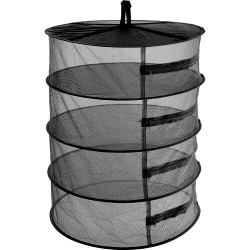 Portable 4-layer drying net 45cm / 60cm Diameter 4-layer Dryer Closed Dry Net #BO