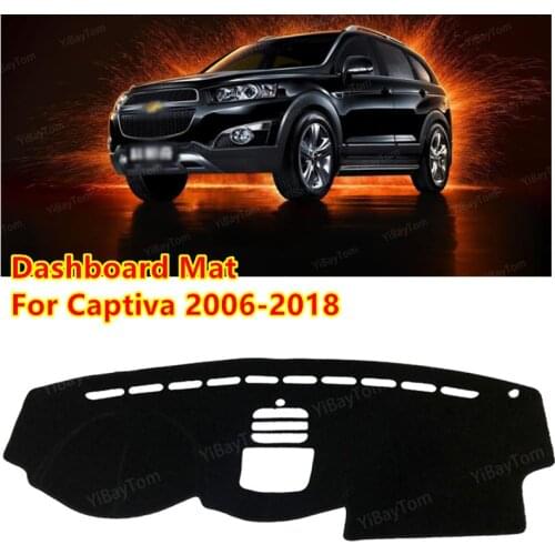 For Chevrolet Captiva 2006-2018 Anti-Slip Mat Sunshade Dashmat Protect Carpet Dashboard Cover Pad Accessories
