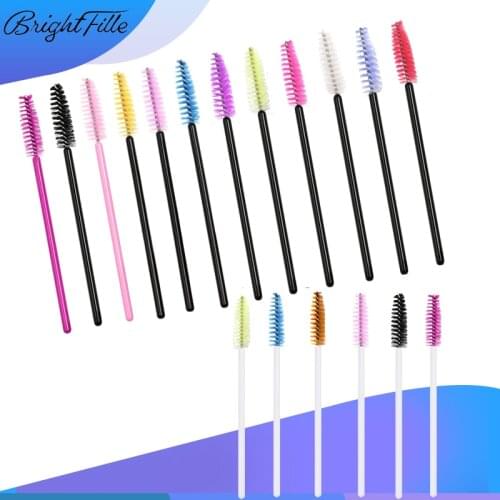 50/150 Pcs Eyelash Brushes Makeup Brushes Disposable Mascara Wands Applicator Multicolors Eye Lashes Cosmetic Brush Makeup Tools