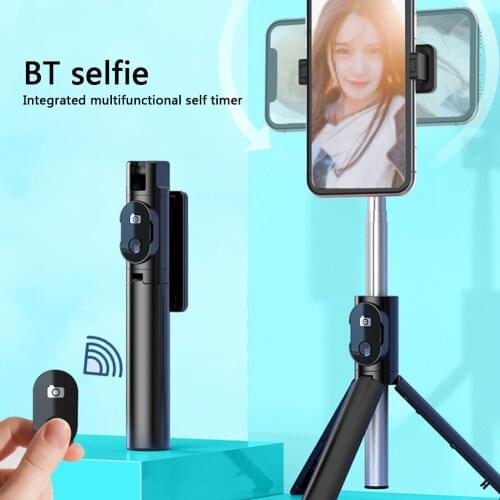 Tripod Bluetooth Selfie Stick Phone Support Bracket Extendable Live Broadcast for Outdoor Mobile Phone Decoration