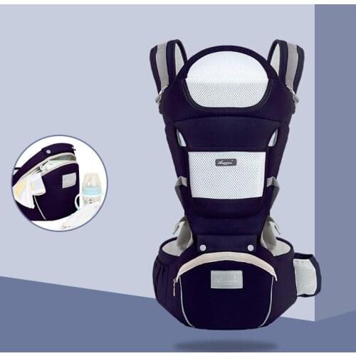 0-48M Ergonomic Baby Cushion Front Sitting Kangaroo Wrap Sling for Baby Travel Multifunction Infant Carrier Backpacks & Carriers