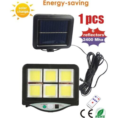 Led lawn Garden Solar Lamp Outdoor 100 LEDs Solar light Motion street Wall+lamps yard garage indoor home spot- lights Chandelier