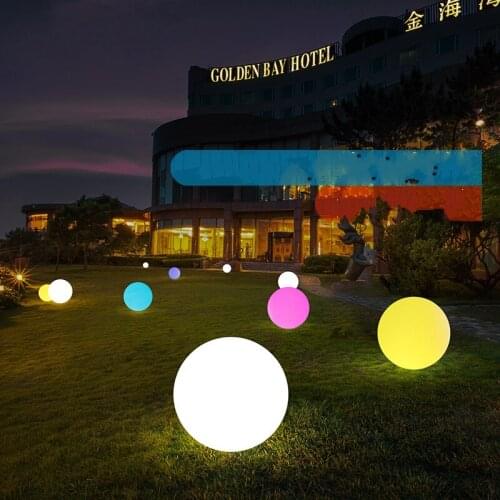 7 Color RGB LED Floating Magic Ball Led illuminated Swimming Pool Ball Light IP68 Outdoor Furniture Bar Table Lamps With Remote