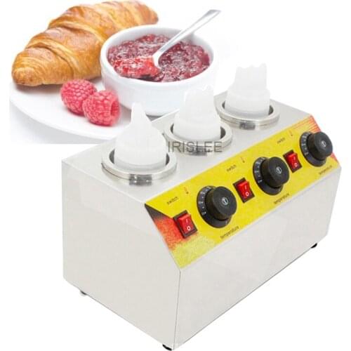 3 Cylinder Chocolate Thermos Jam Thermos Jam Heating Bottle Machine