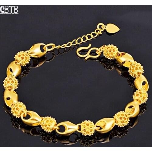 High Quality Exquisite Honeycomb Ball Bracelet Turkish Bride Bracelet Arab Luxury Jewelry Muslim Feminine Charm Bracelet