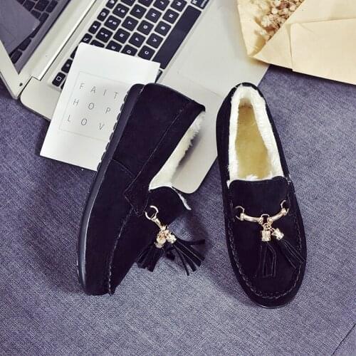 Winter High Quality Warm Fur Snow Shoe Women Flat Shoes Comfortable Fashion Non-slip Waterproof Women Shoes Zapatos Mujer W36-55