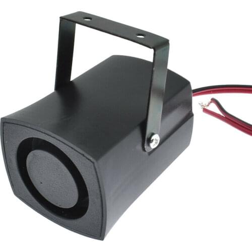 12V-24V 120db Alarm Siren Buzzer Horn Electronic Wired For Car Horn Security System Warning