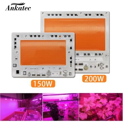 150w, 200W ,LED Grow , led cob full spectrum, COB CHIP, AC220V, Light module,indoor led full spectrum 380-840NM，free shipping