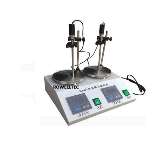 2 Units Heads Multi-unit Digital Thermostatic Magnetic Stirrer Hotplate mixer High Quality