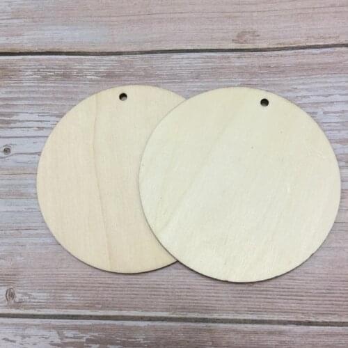 20x unfinished wood round circles wooden circles crafts