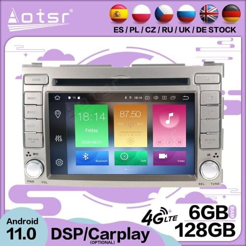 6+128G Carplay Android 11 For HYUNDAI I20 2008 2009-2013 Car Multimedia GPS Video Player Radio Receiver Audio Stereo Head Unit