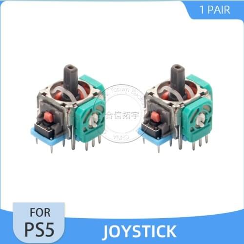HOTHINK 1pair Replacement Right Left Joystick for PS5 Controller 3D Analog Thumb Stick for PlayStation 5 DualSense