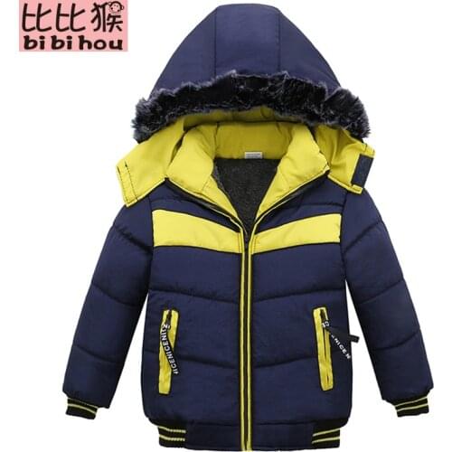 Bibihou baby coat kids warm autumn jackets girls Outerwear outerwear & coats snow wear boys parka snowsuit smile jersey casual